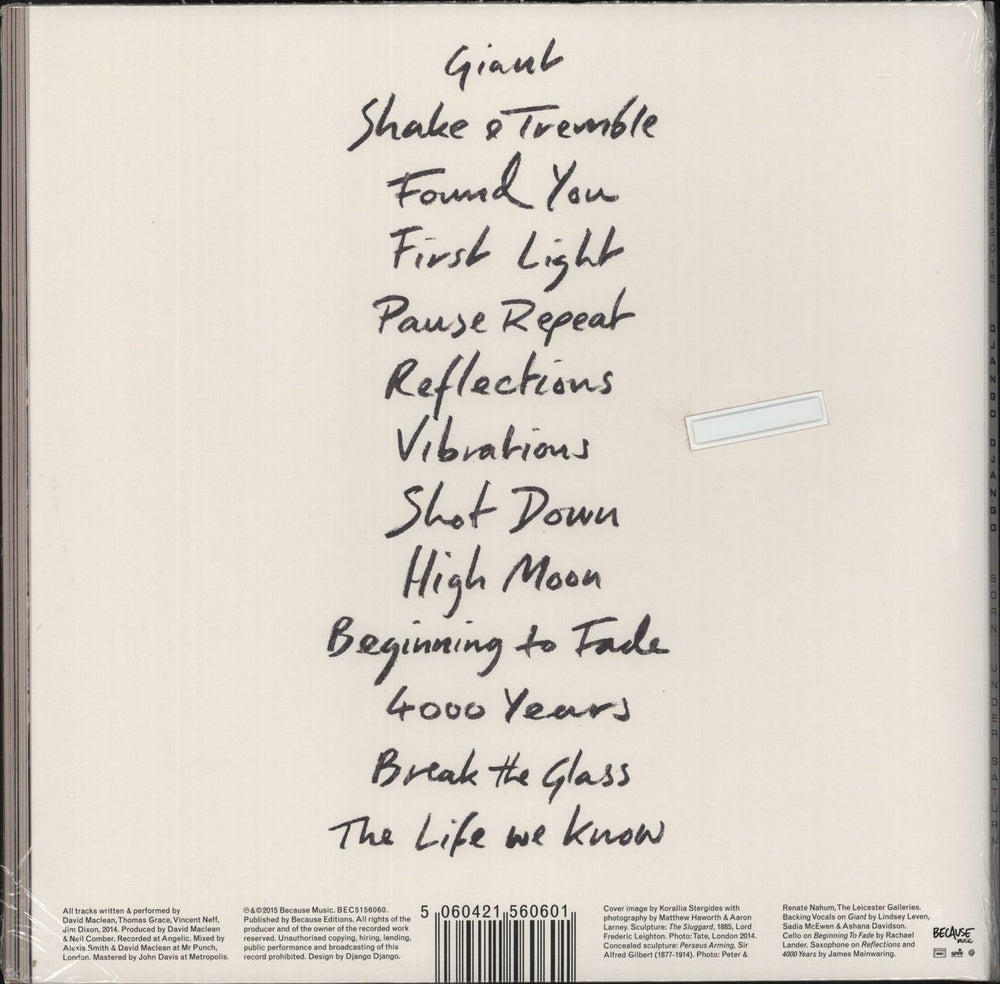 Django Django Born Under Saturn + CD UK 2-LP vinyl record set (Double LP Album) 5060421560601