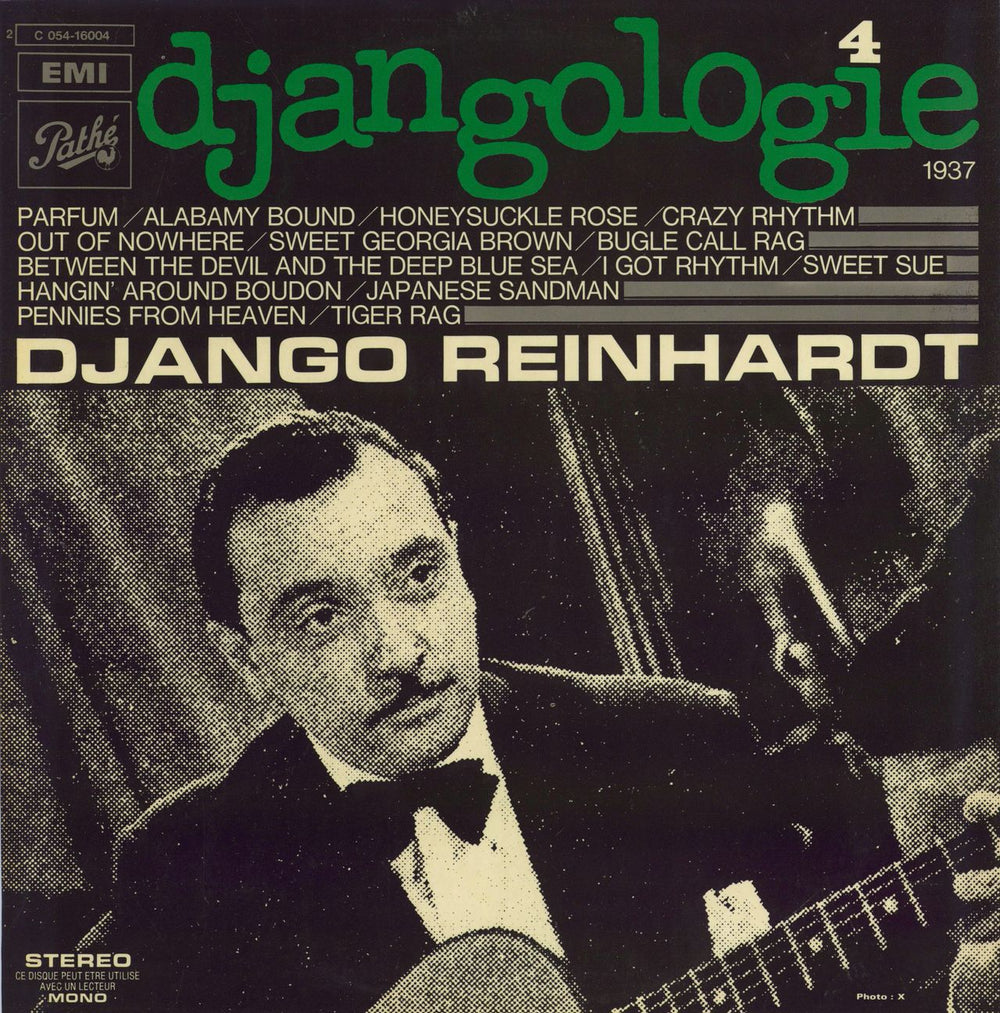Django Reinhardt Djangologie 4 (1937) French vinyl LP album (LP record) 2C054-16004