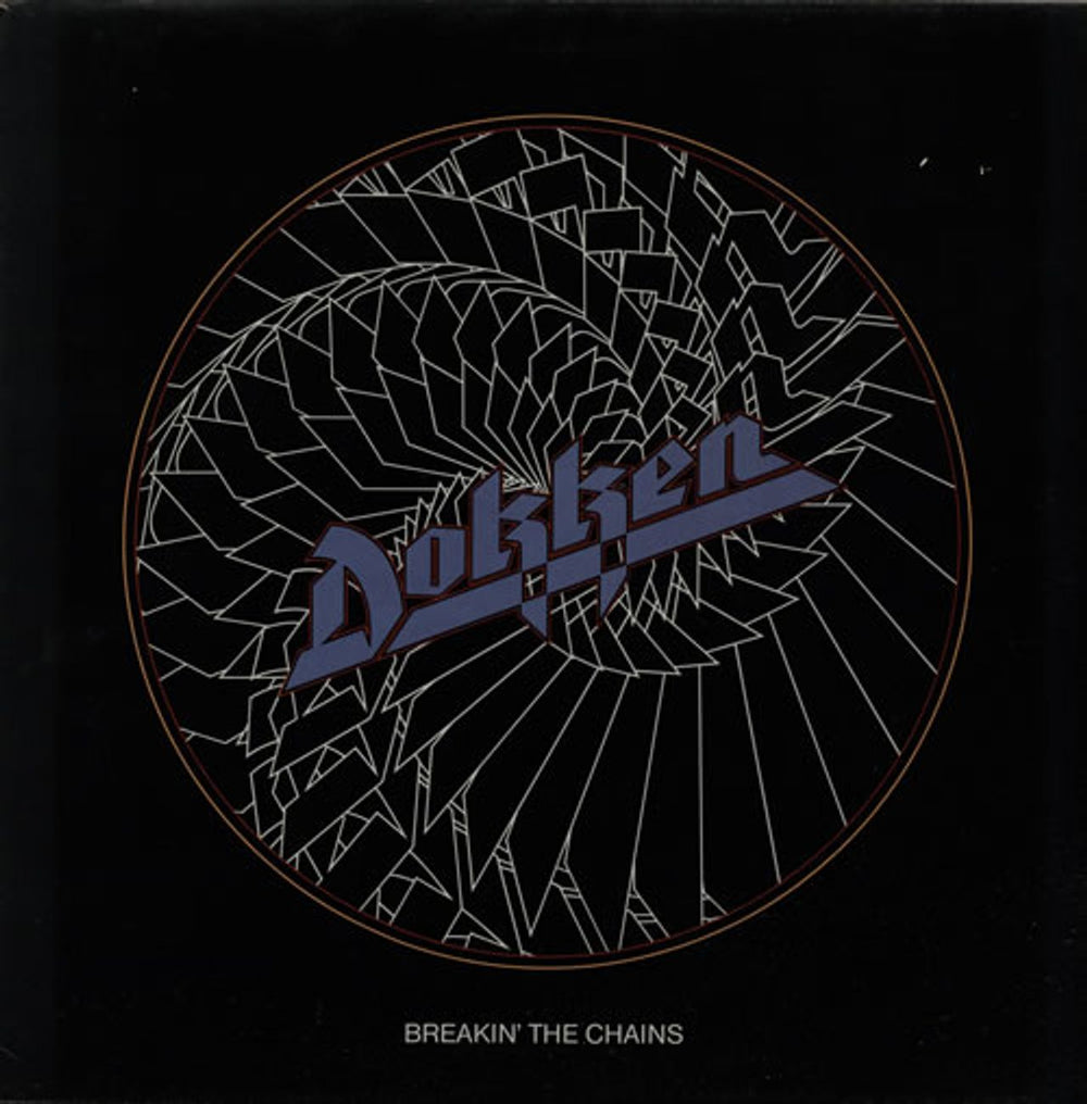 Dokken Breakin' The Chains UK vinyl LP album (LP record) CAL136