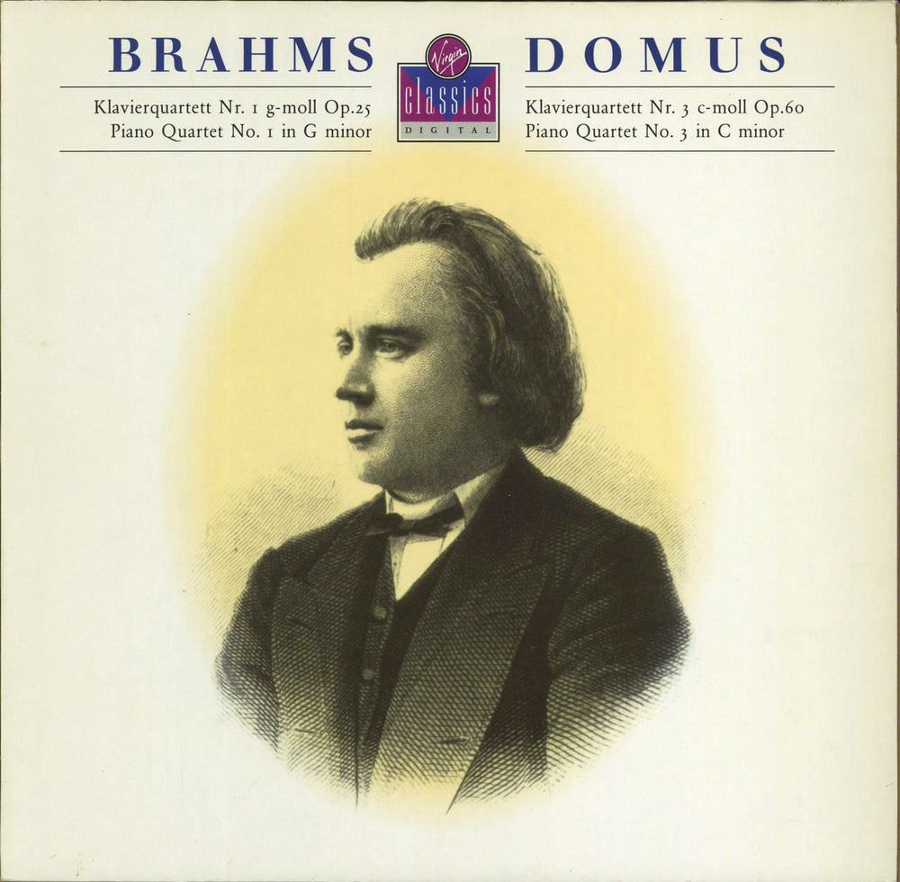 Domus Brahms: Piano Quartets 1 & 3 German vinyl LP album (LP record) VC790709-1