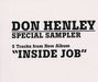Don Henley Special Sampler Japanese Promo CD single (CD5 / 5") PCS-444