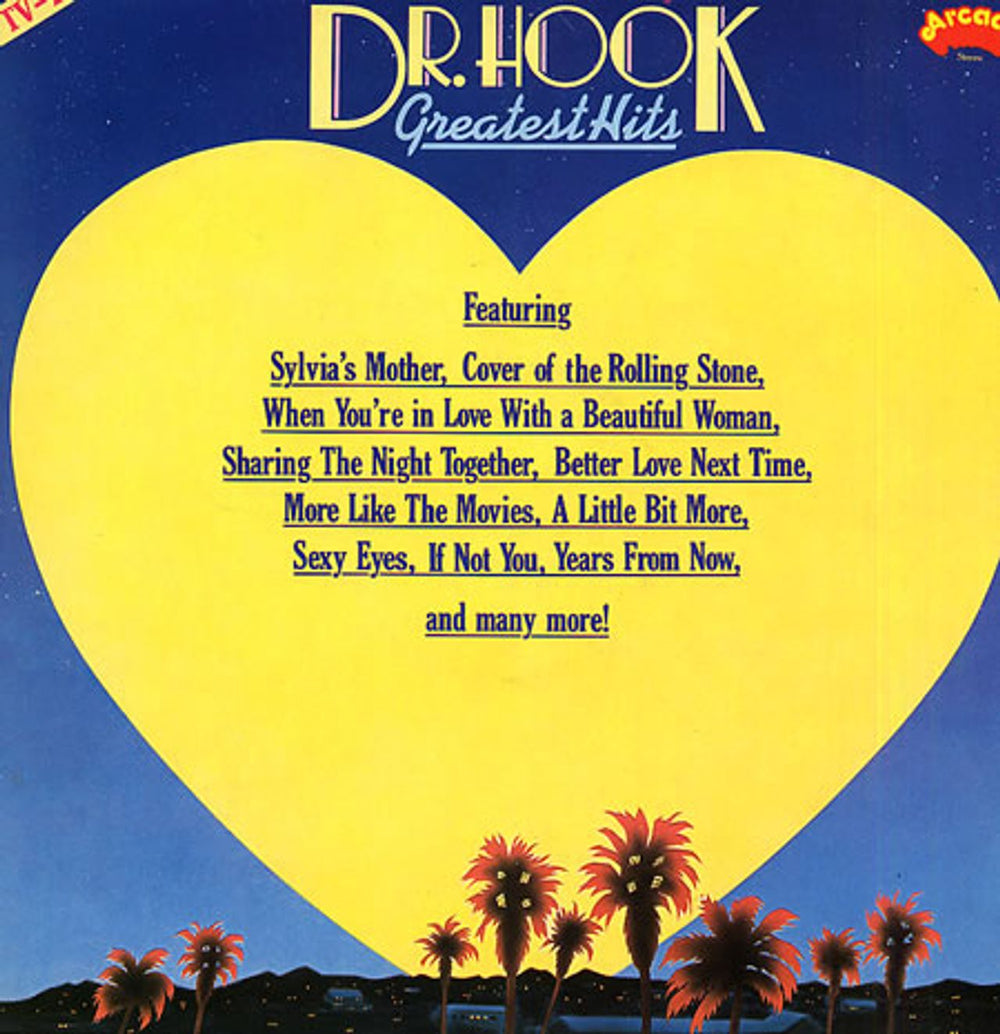 Dr Hook Greatest Hits Dutch vinyl LP album (LP record) ADEH70