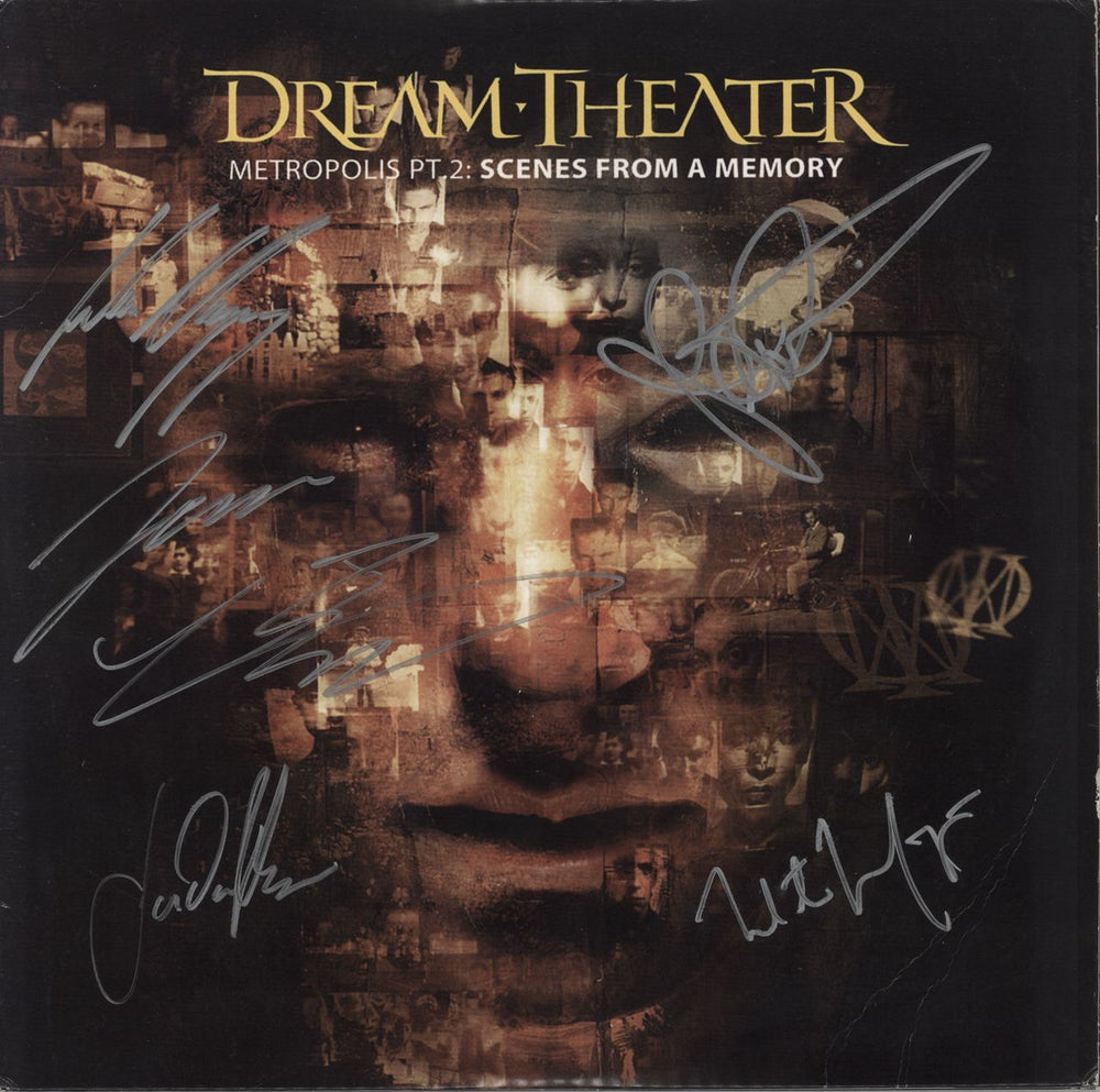 Dream Theater Metropolis Pt. 2: Scenes From A Memory - 180gram - Autographed US 2-LP vinyl record set (Double LP Album) ETR-012