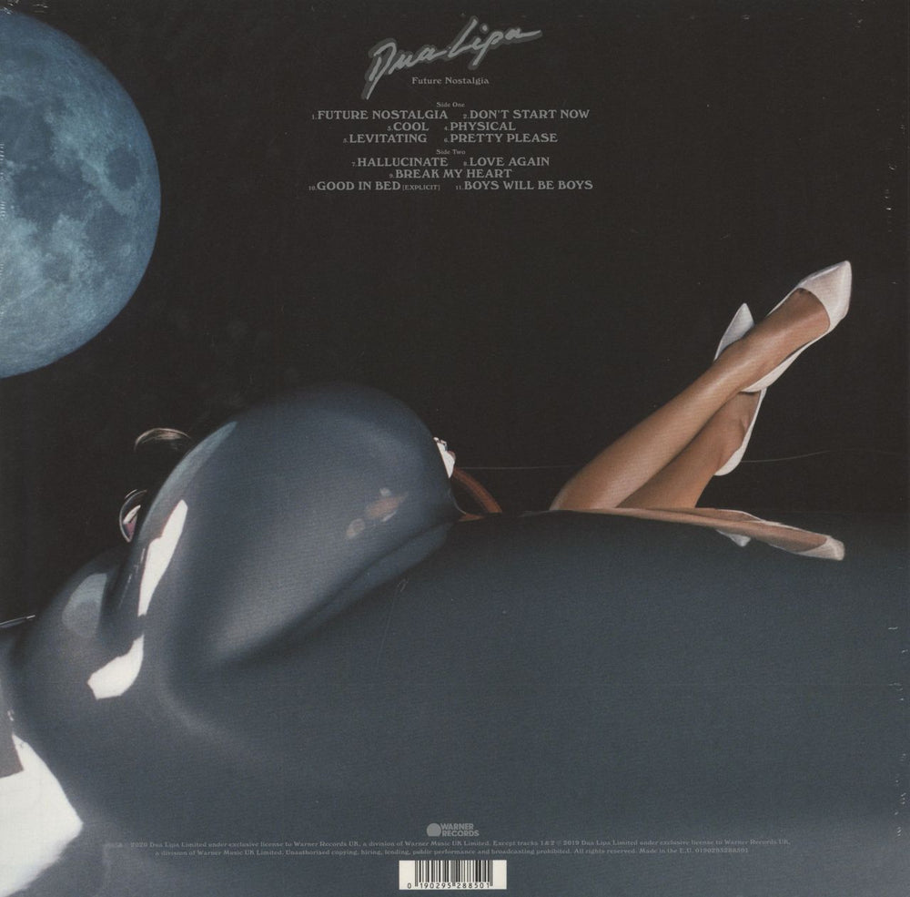 Dua Lipa Future Nostalgia - Pink Vinyl UK vinyl LP album (LP record) 190295288501