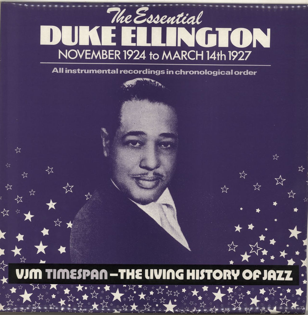 Duke Ellington The Essential Duke Ellington: November 1924 To March 14th 1927 UK vinyl LP album (LP record) VLP71