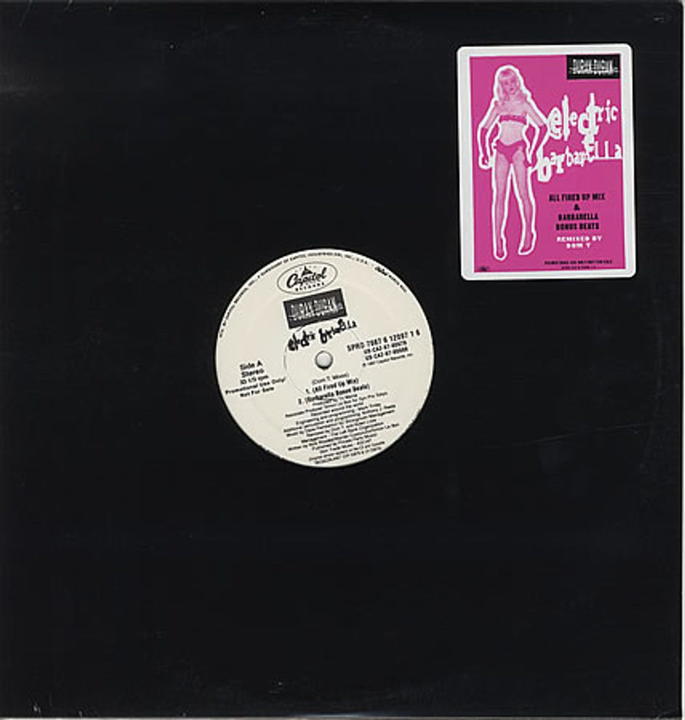 Duran Duran Electric Barbarella - Dom T. Mixes US Promo 12" vinyl single (12 inch record / Maxi-single) SPRO12097