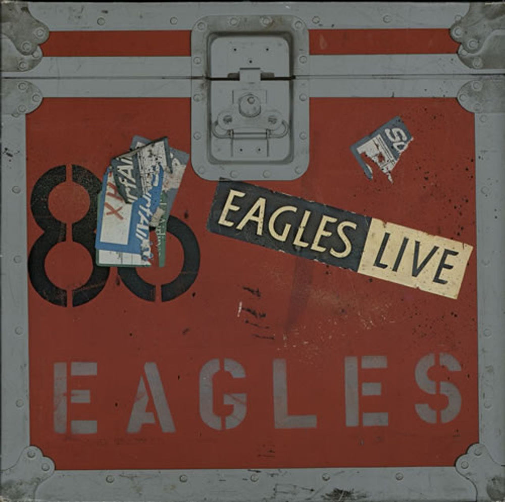 Eagles Eagles Live + Poster German 2-LP vinyl record set (Double LP Album) AS62032