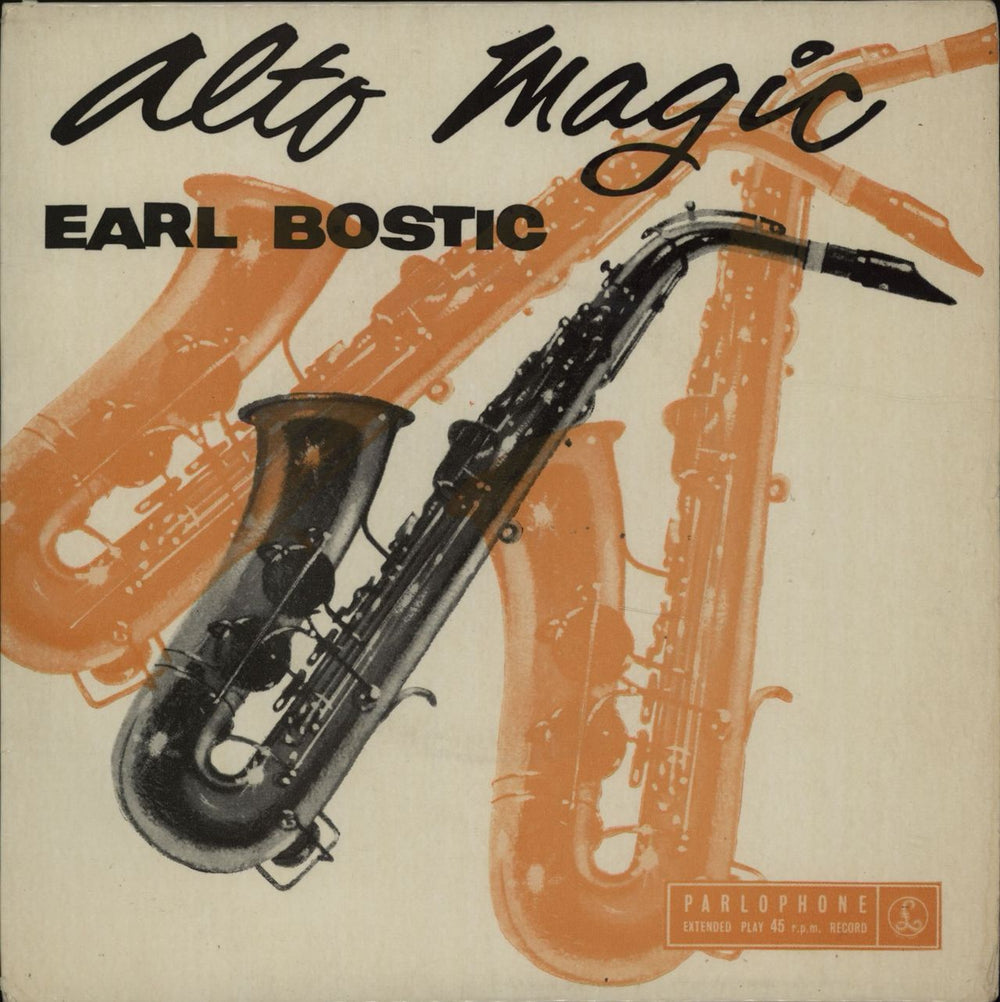 Earl Bostic Alto Magic UK 7" vinyl single (7 inch record / 45) GEP8754