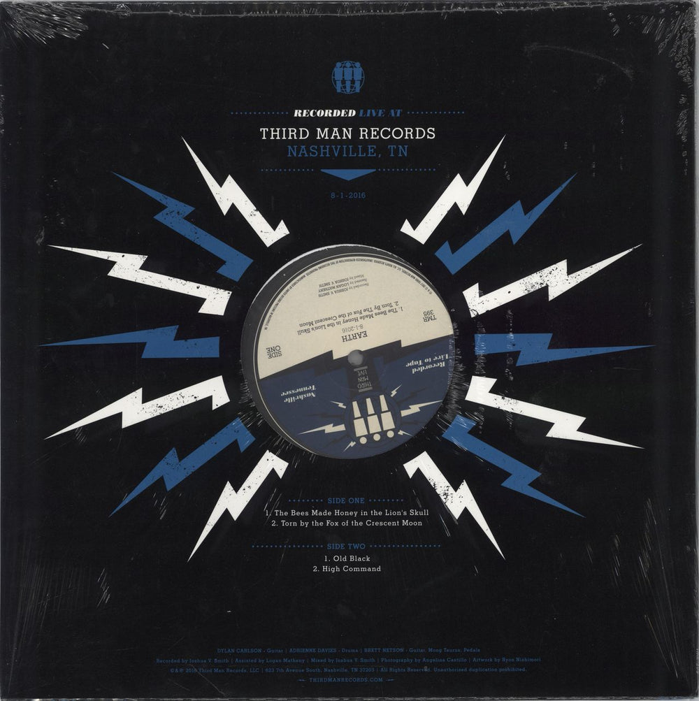 Earth Live At Third Man Records - Sealed US vinyl LP album (LP record)