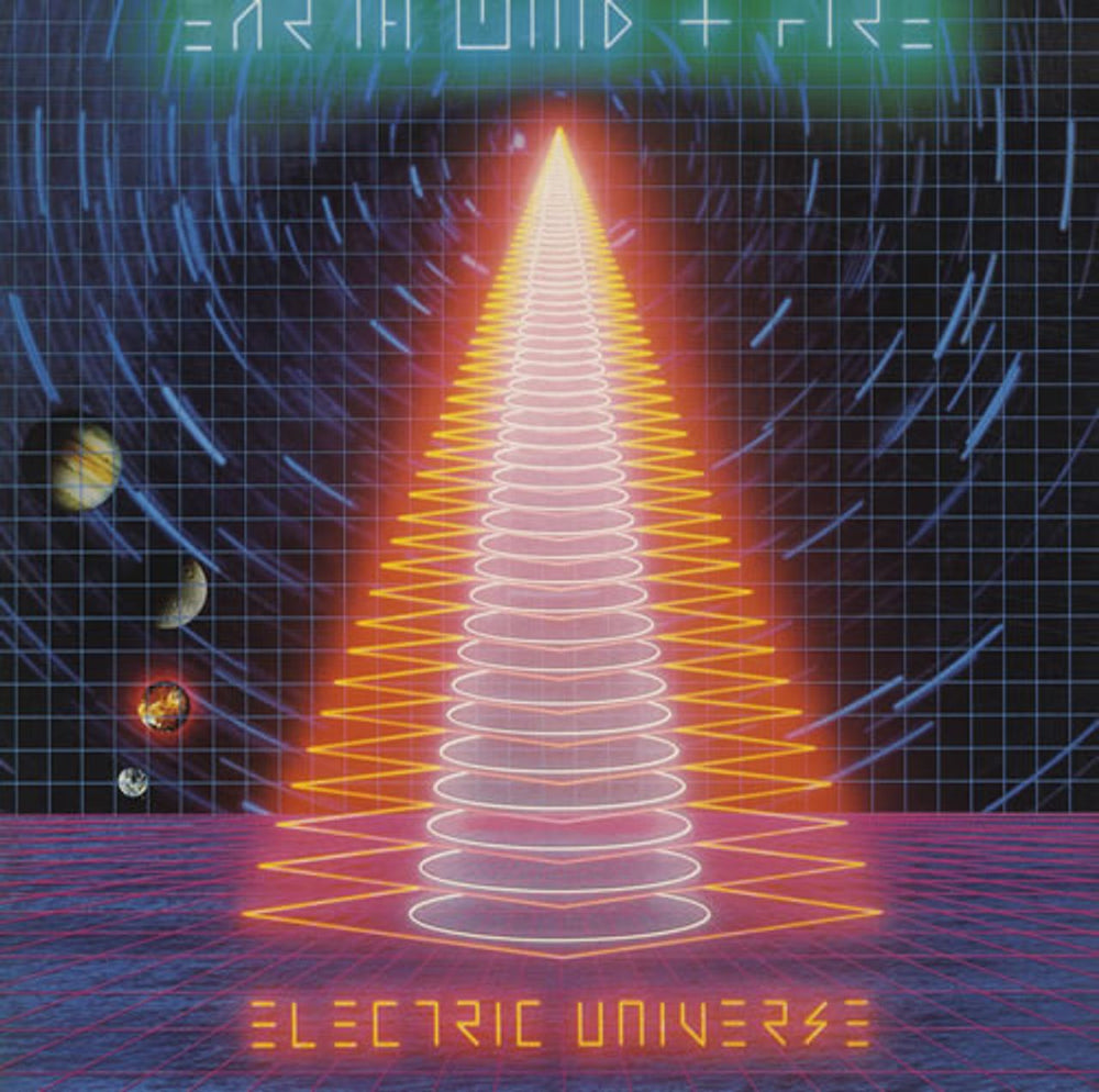 Earth Wind & Fire Electric Universe UK vinyl LP album (LP record) 25775