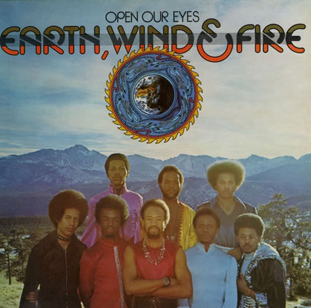 Earth Wind & Fire Open Our Eyes UK vinyl LP album (LP record) 65844