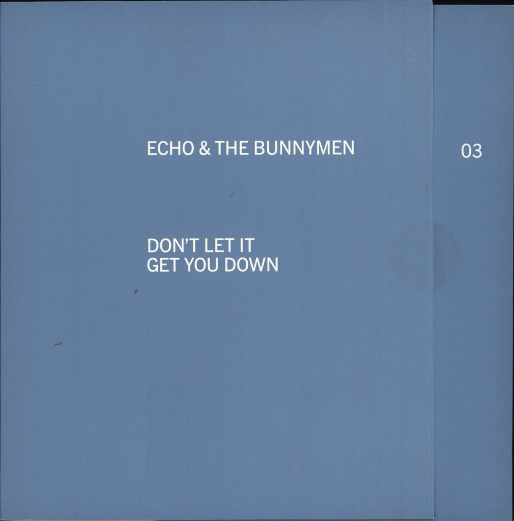 Echo & The Bunnymen Don't Let It Get You Down - Sealed UK 7" vinyl single (7 inch record / 45) LON406