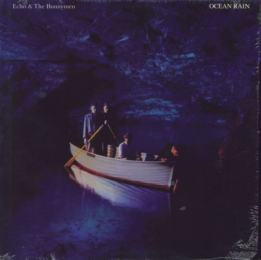 Echo & The Bunnymen Ocean Rain + Shrink US vinyl LP album (LP record) IF05