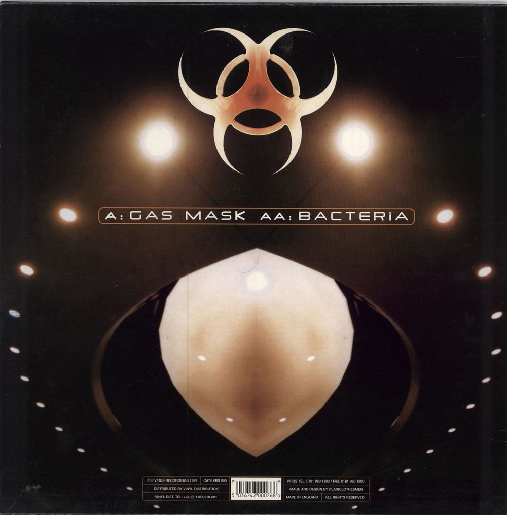 Ed Rush & Optical Gas Mask UK 12" vinyl single (12 inch record / Maxi-single)