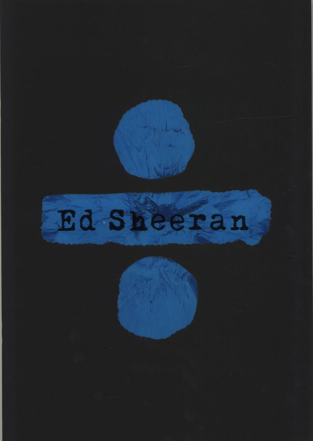 Ed Sheeran Welcome To The Divide Tour UK tour programme TOUR PROGRAMME