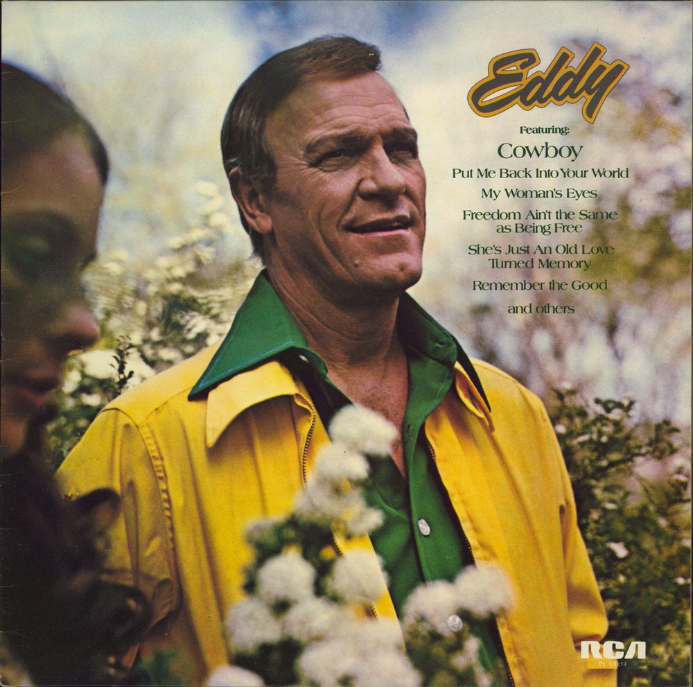 Eddy Arnold Eddy UK vinyl LP album (LP record) PL11817