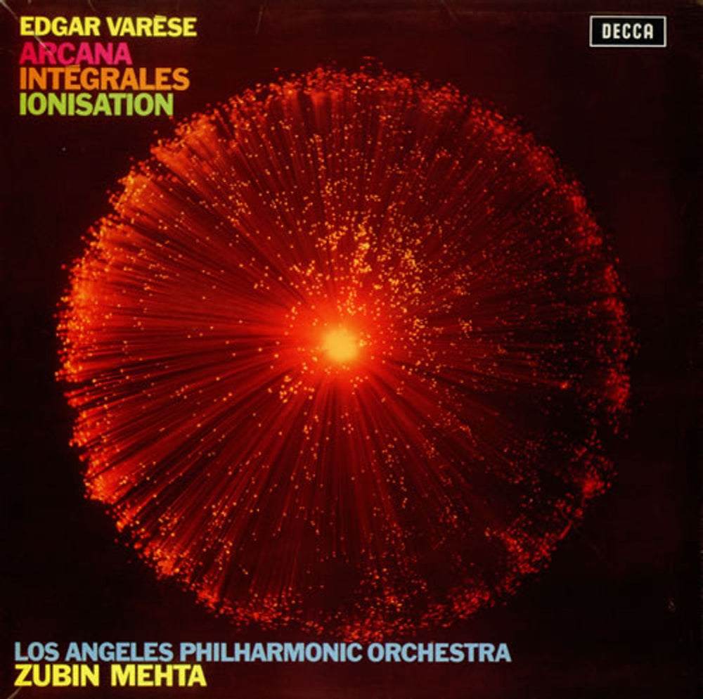 Edgard Varèse Arcana / Intégrales / Ionisation UK vinyl LP album (LP record) SXL6550