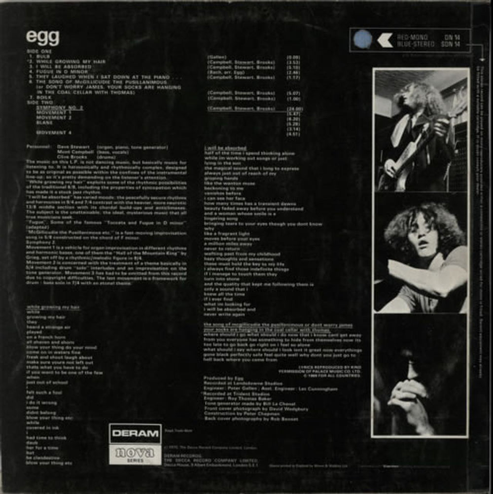 Egg Egg - 2nd UK vinyl LP album (LP record) EGGLPEG606537