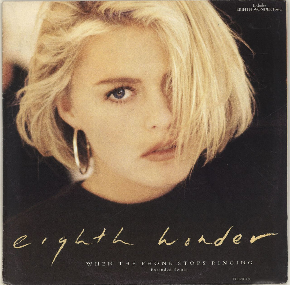 Eighth Wonder When The Phone Stops Ringing UK 12" vinyl single (12 inch record / Maxi-single) PHONEQ1