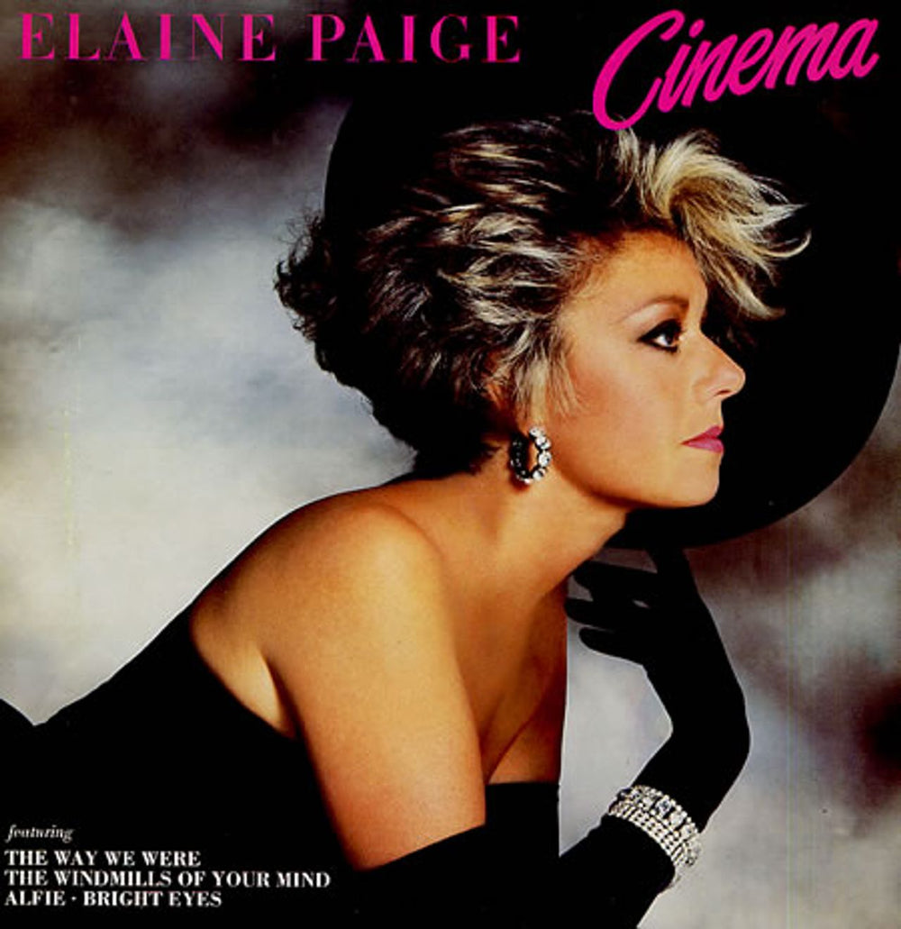 Elaine Paige Cinema UK vinyl LP album (LP record) NE1282