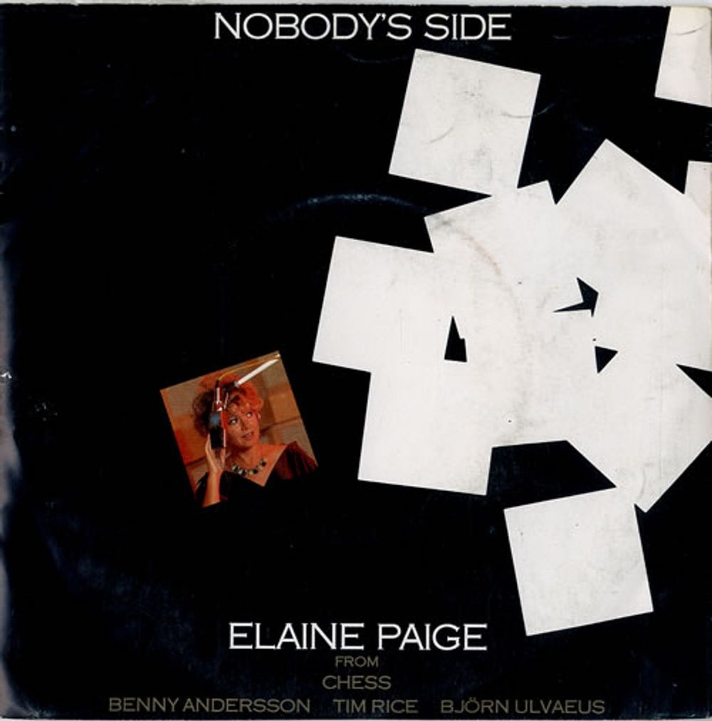 Elaine Paige Nobody's Side Portugese 7" vinyl single (7 inch record / 45) PB68241