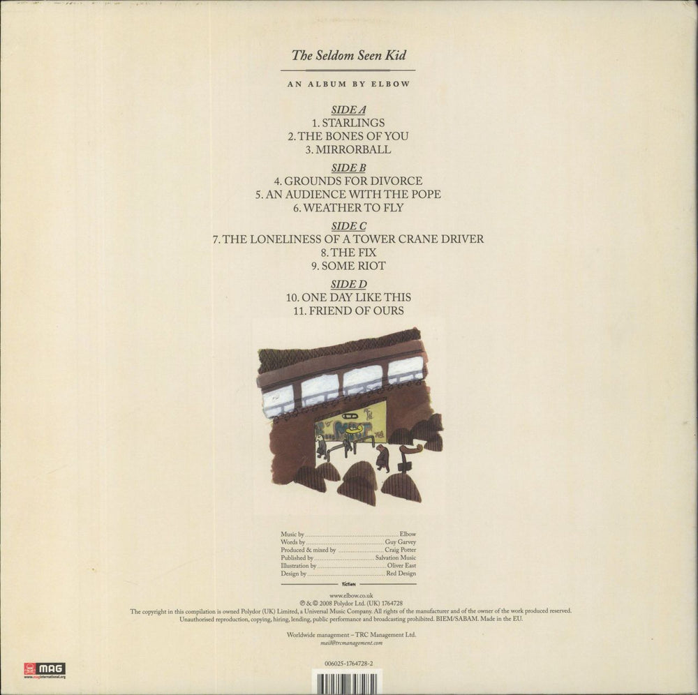 Elbow The Seldom Seen Kid UK 2-LP vinyl record set (Double LP Album) 602517647282