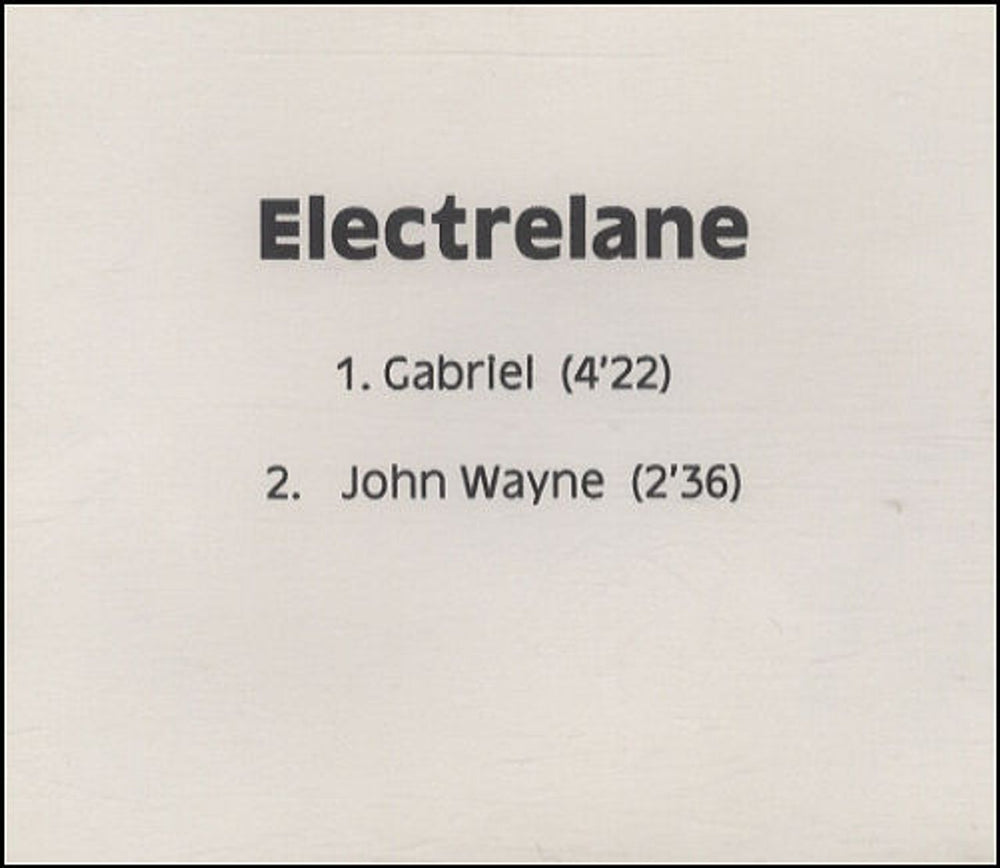 Electrelane Gabriel UK Promo CD single (CD5 / 5") CD ACETATE