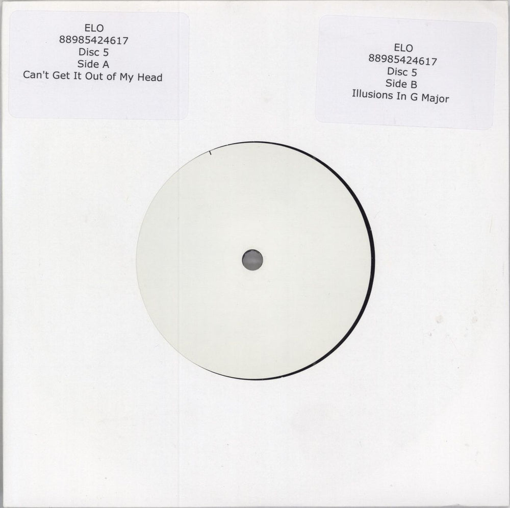 Electric Light Orchestra Can't Get It Out Of My Head / Illusions In G Major - Test Pressing UK 7" vinyl single (7 inch record / 45) 88985424617