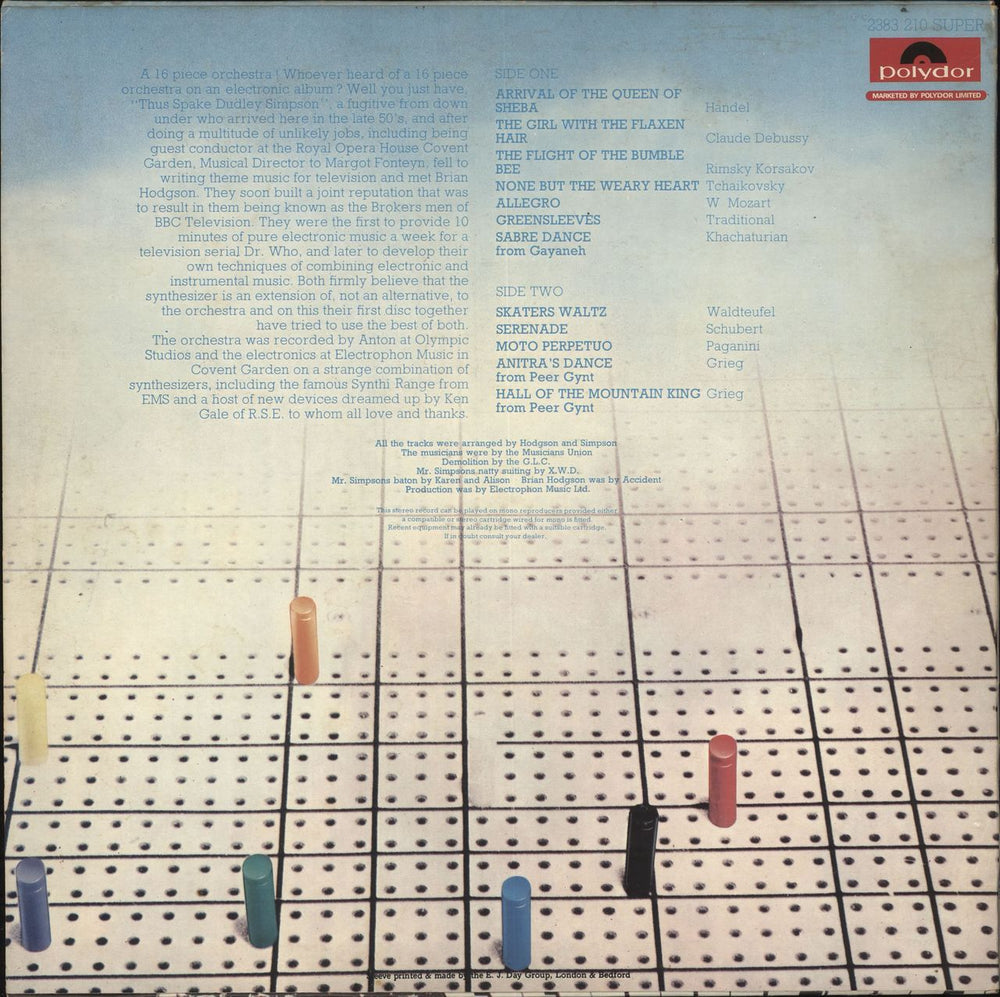 Electrophon In A Covent Garden UK vinyl LP album (LP record)