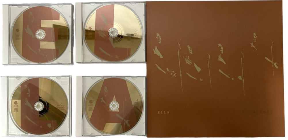 Ella Fitzgerald Ella: The Legendary American Decca Recordings - Gold Discs UK CD Album Box Set EFZDXEL824884