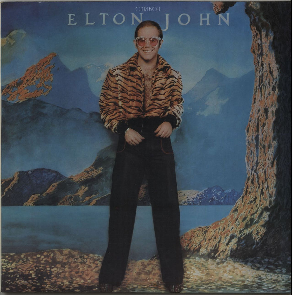 Elton John Caribou - Translucent Vinyl UK vinyl LP album (LP record) DJLPH439