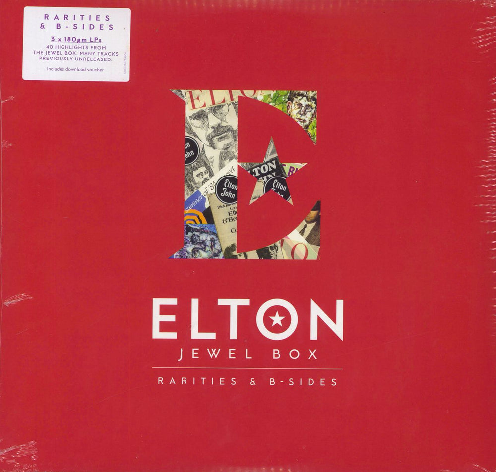 Elton John Rarities & B-Sides - 180gm UK 3-LP vinyl record set (Triple LP Album) 0731460