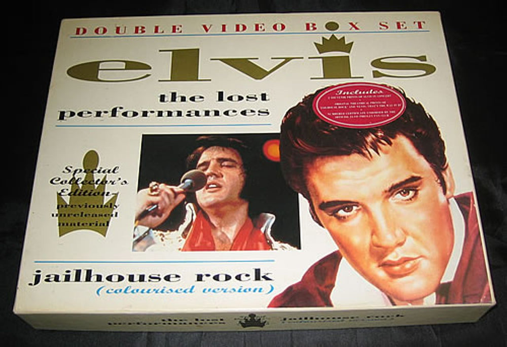 Elvis Presley Double Video Box Set UK box set PES35551