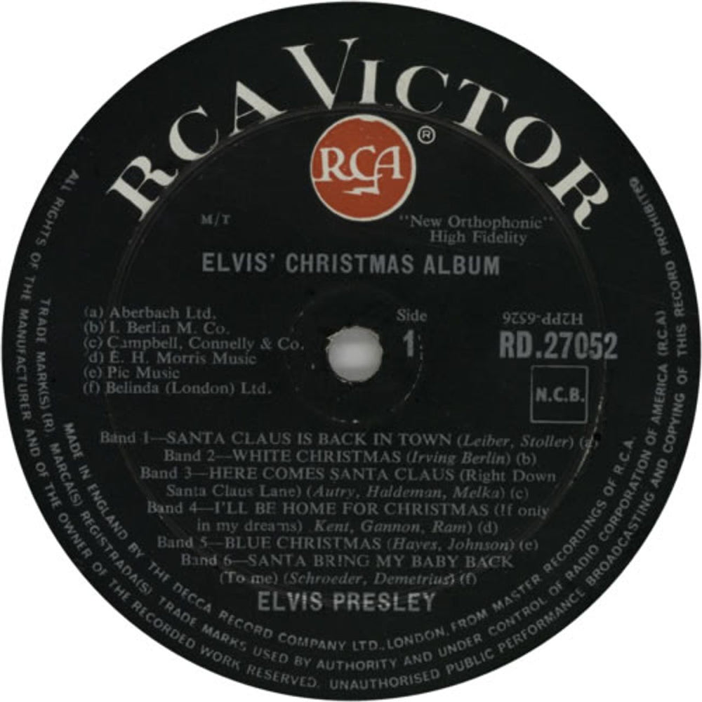 Elvis Presley Elvis' Christmas Album - 2nd - EX UK vinyl LP album (LP record) ELVLPEL210168