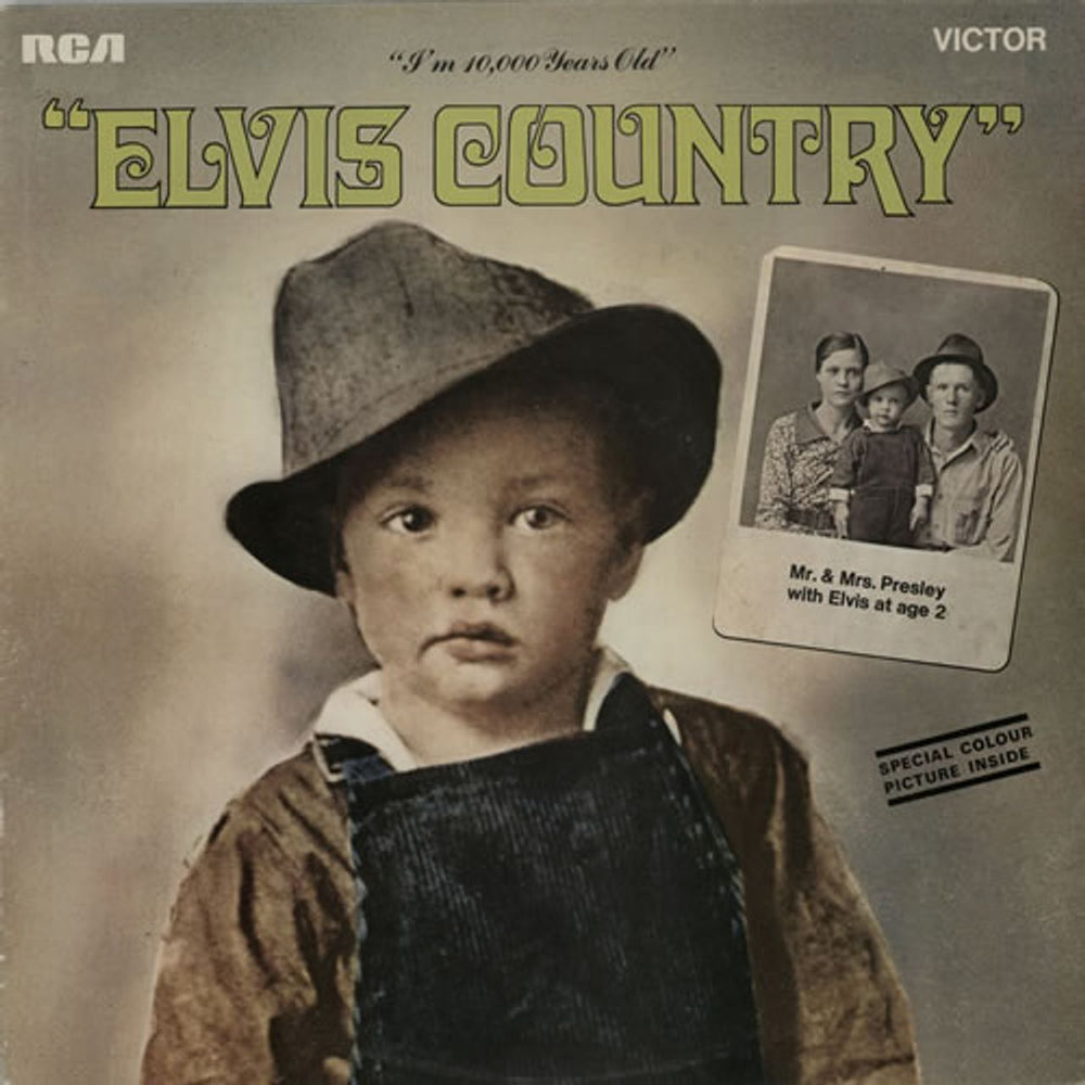 Elvis Presley Elvis Country - matt sleeve UK vinyl LP album (LP record) SF8172