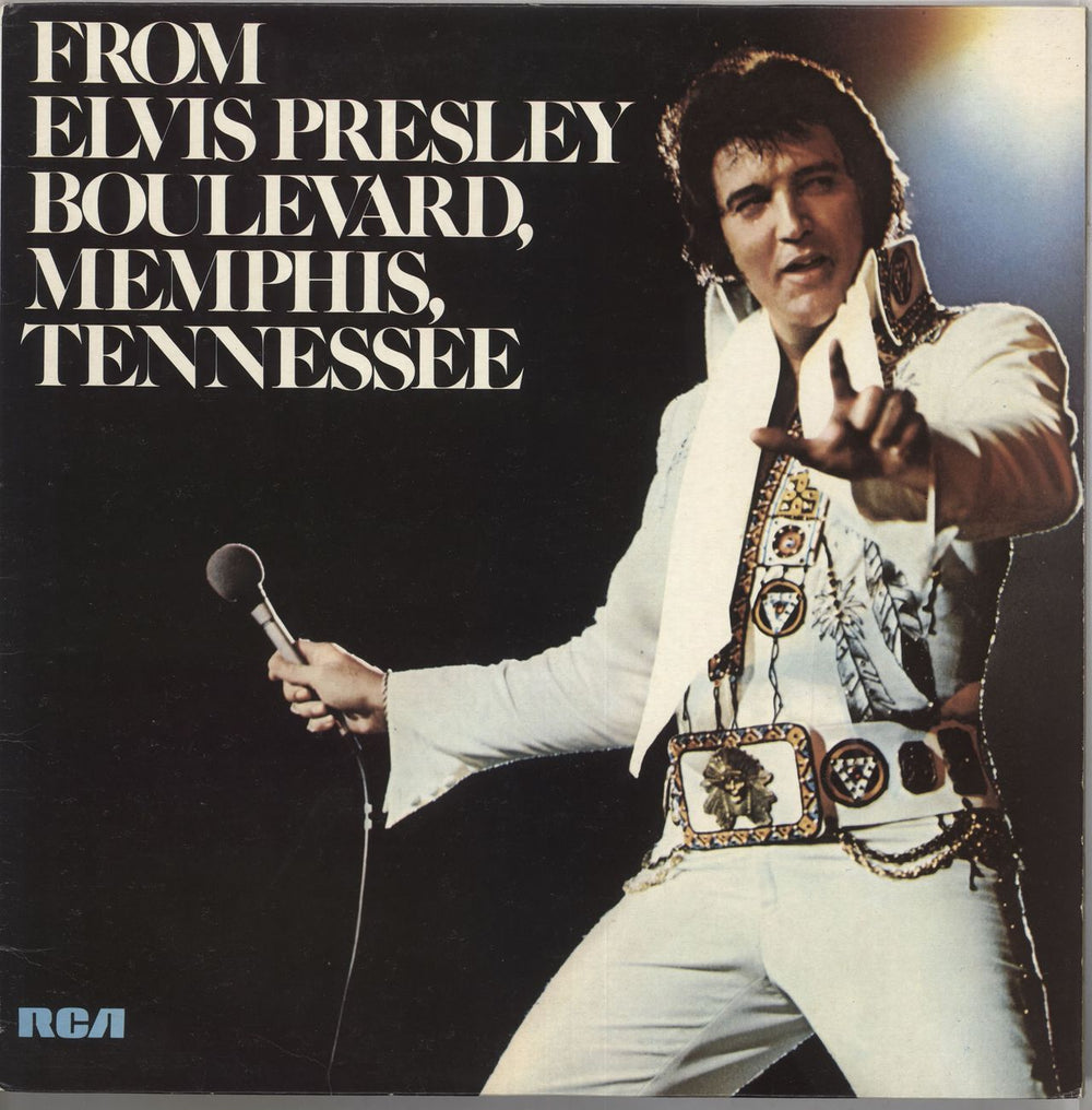 Elvis Presley From Elvis Presley Boulevard, Memphis, Tennessee UK vinyl LP album (LP record) RS1060