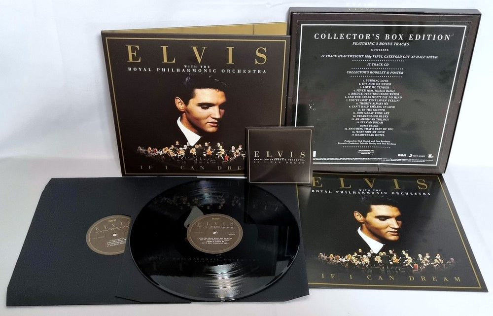 Elvis Presley If I Can Dream - 180gm & CD Box Set UK Vinyl Box Set ELVVXIF768309