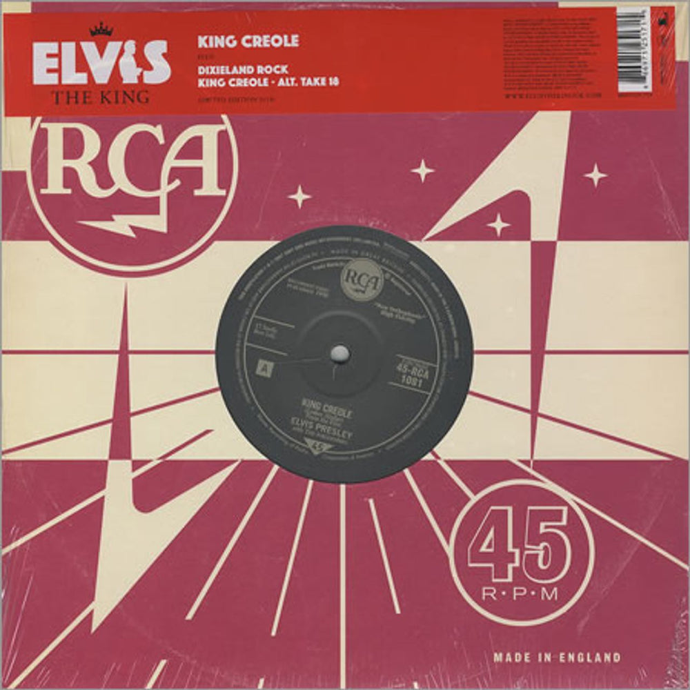 Elvis Presley King Creole UK 10" vinyl single (10 inch record) 88697125171