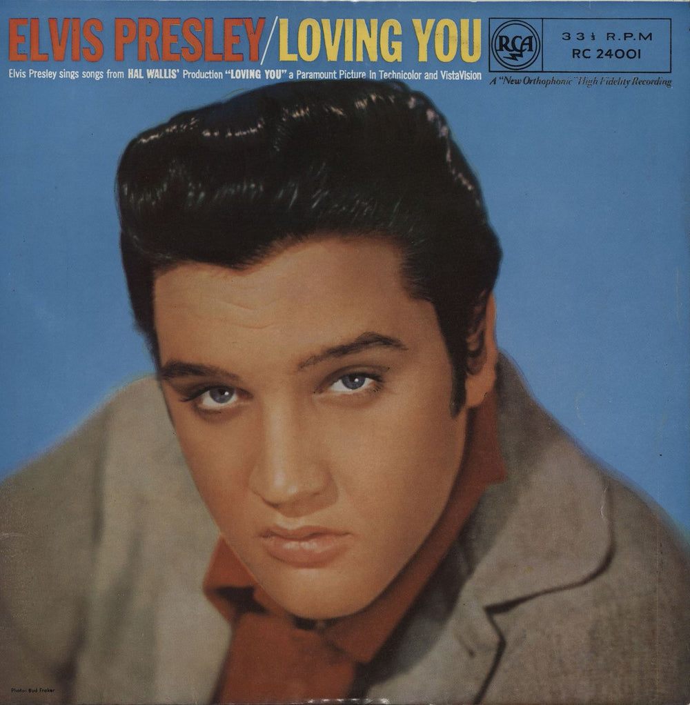 Elvis Presley Loving You - 4th - VG+/EX UK 10" vinyl single (10 inch record) RC-24001