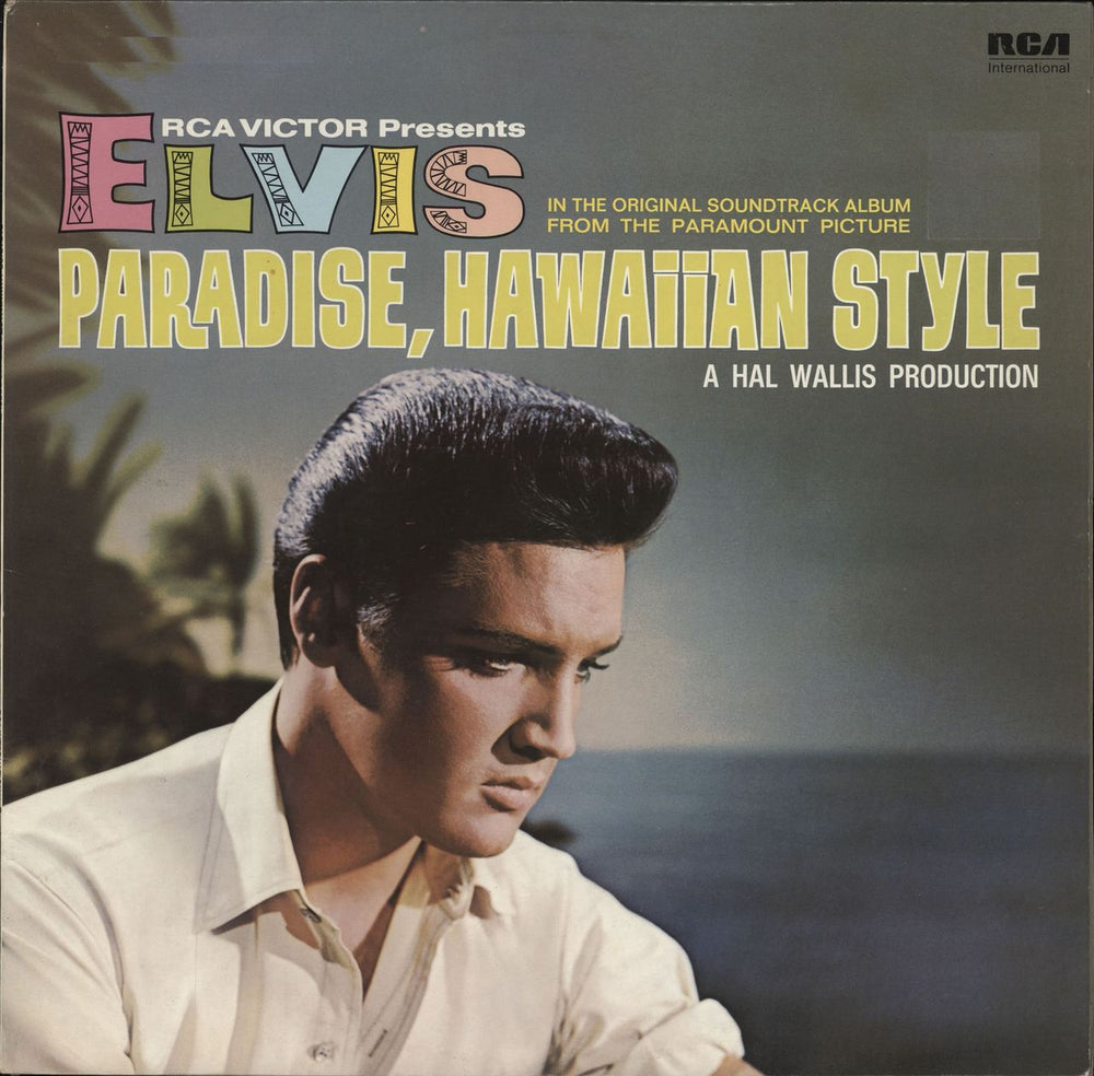 Elvis Presley Paradise, Hawaiian Style UK vinyl LP album (LP record) INTS5037