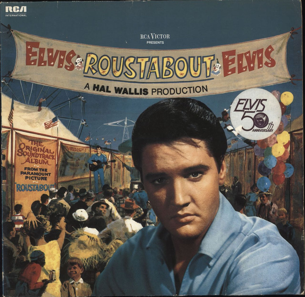 Elvis Presley Roustabout UK vinyl LP album (LP record) NL89049