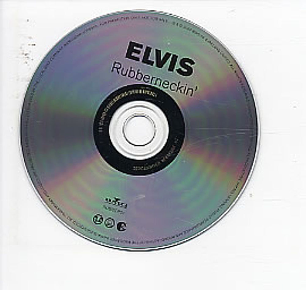 Elvis Presley Rubberneckin' UK Promo CD single (CD5 / 5") RUBBER01