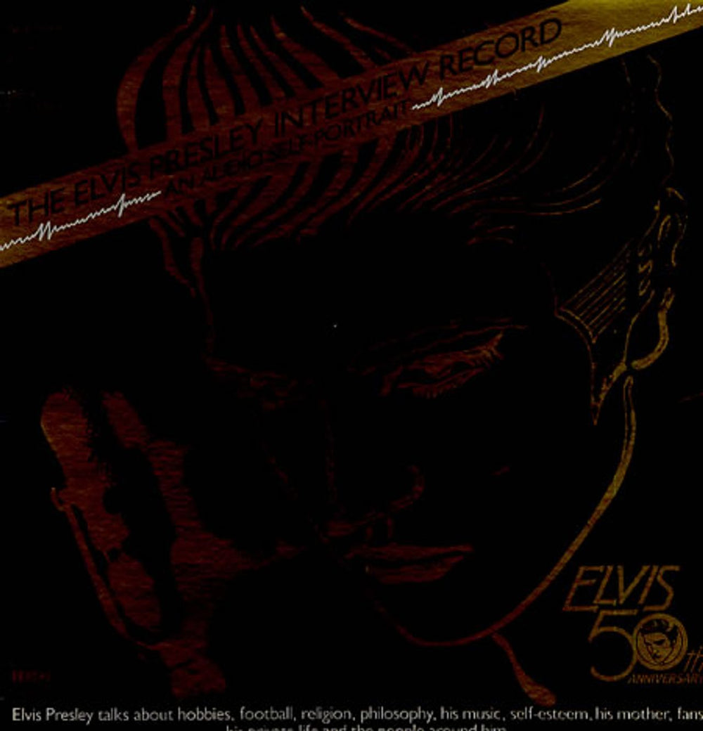 Elvis Presley The Elvis Presley Interview Record - An Audio Self Portrait US Promo vinyl LP album (LP record) DJM1-0835