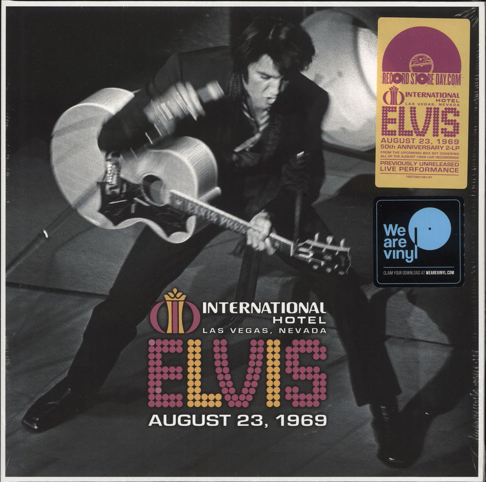 Elvis Presley The International Hotel, Las Vegas, Nevada, August 23, 1969 - RSD19 - Sealed UK 2-LP vinyl record set (Double LP Album) 19075921561