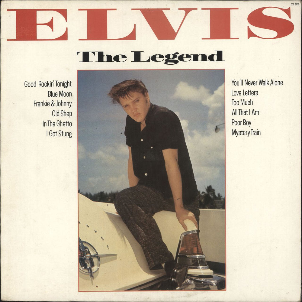 Elvis Presley The Legend UK vinyl LP album (LP record) CDS1212