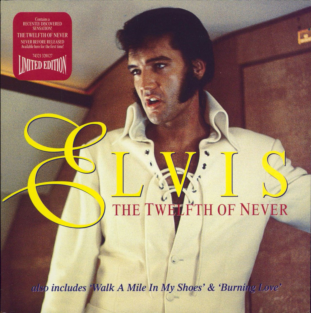 Elvis Presley The Twelfth Of Never - Solid UK 7" vinyl single (7 inch record / 45) 74321320127