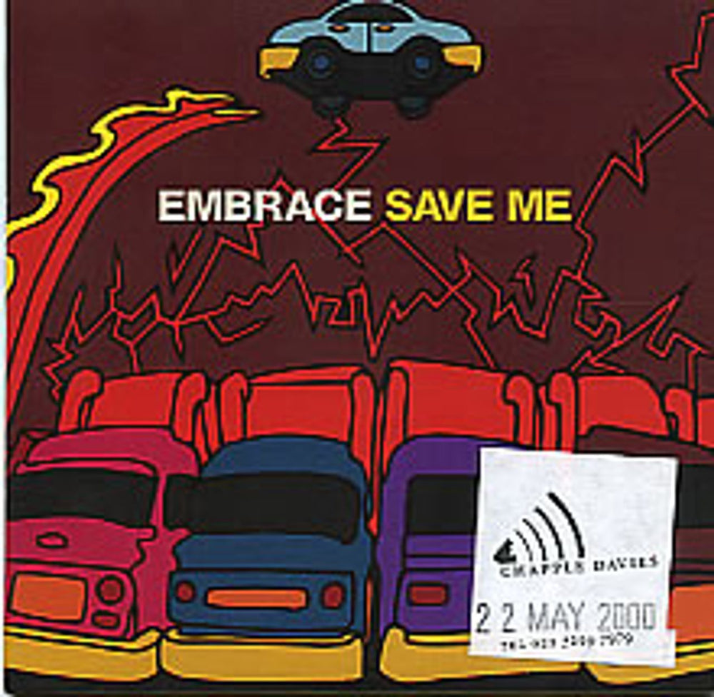 Embrace Save Me UK Promo CD single (CD5 / 5") HUTCDP133