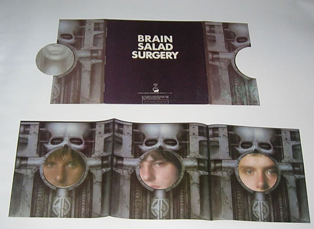 Emerson Lake & Palmer Brain Salad Surgery - 2nd - Complete UK vinyl LP album (LP record) ELPLPBR521772
