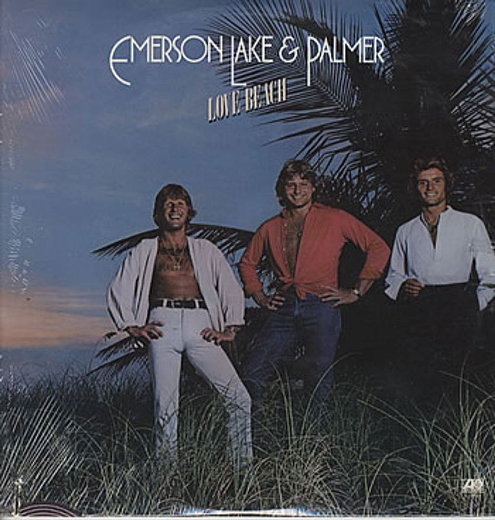 Emerson Lake & Palmer Love Beach - sealed US vinyl LP album (LP record) SD19211