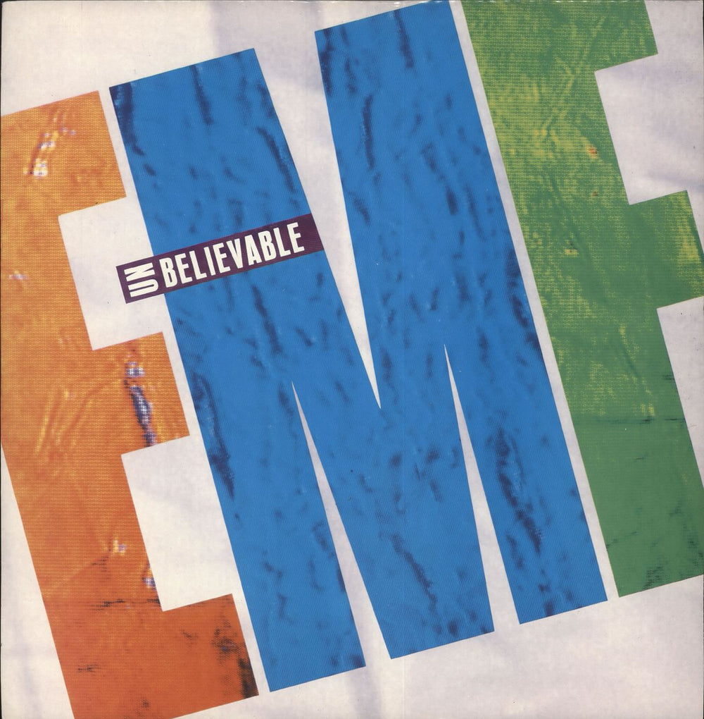 EMF Unbelievable UK 12" vinyl single (12 inch record / Maxi-single) 12R6273